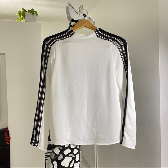 BCBGMAXAZRIA white shirt top XS/XXS LIKE NEW - Picture 10 of 11